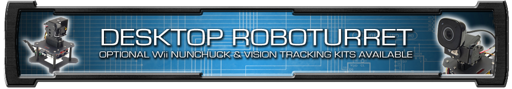 Trossen Desktop RoboTurret Top Banner
